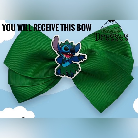 LILO and Stitch dress and bow - Picture 3 of 4